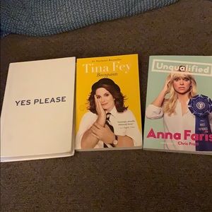 3 Book bundle all by female comedians/actresses
